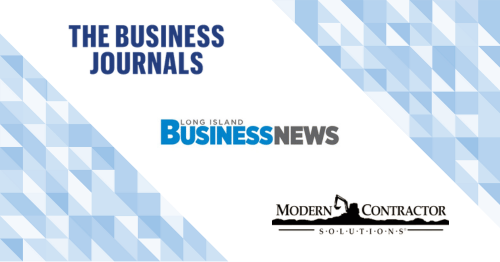 The Business Journals, Long Island Business News, and Modern Contractor Solutions logos