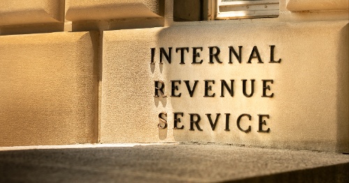 IRS building sign