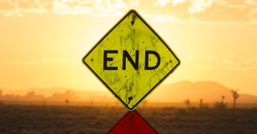 End sign