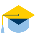 We educate icon
